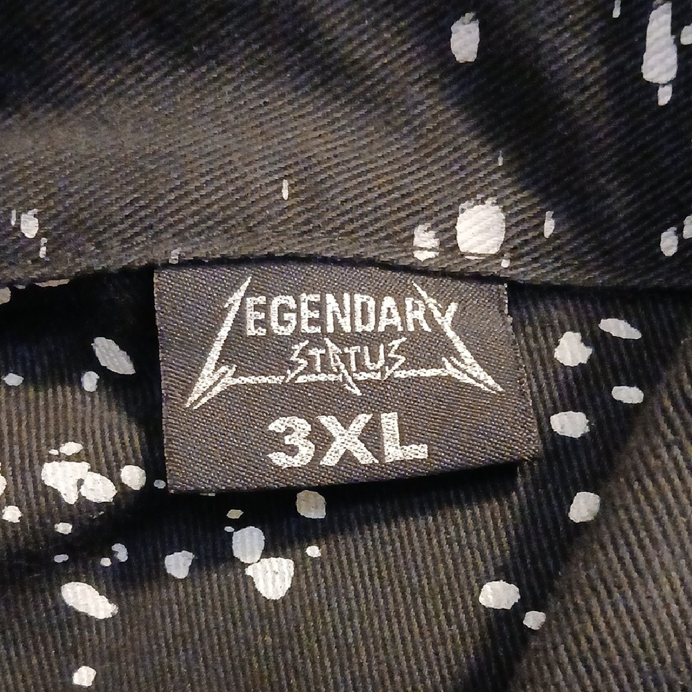 Black and White Splatter Vest